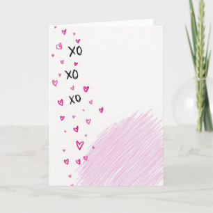 Romantic Xo Love Card