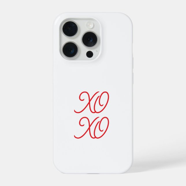 Romantic XO XO Love Phone Case (Back)