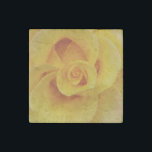 Romantic Yellow Rose Petals Stone Magnet<br><div class="desc">Romantic yellow rose petals.</div>