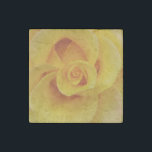Romantic Yellow Rose Petals Stone Magnet<br><div class="desc">Romantic yellow rose petals.</div>