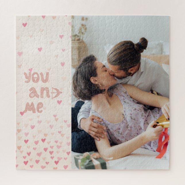 Romantic You And Me Valentine's Day Photo  Jigsaw Puzzle (Vertical)