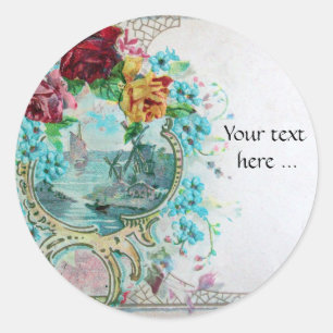 ROMANTICA 3 CLASSIC ROUND STICKER