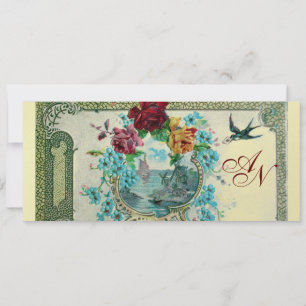 ROMANTİCA 3 MONOGRAM blue pink red yellow gold Announcement