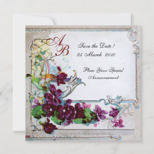 ROMANTICA  4 MONOGRAM 2 INVITATION