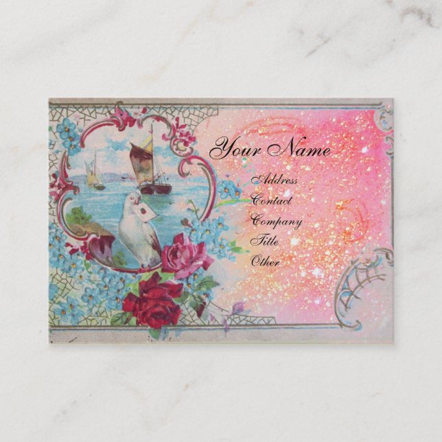 ROMANTICA MONOGRAM 3 BUSINESS CARD (Front)