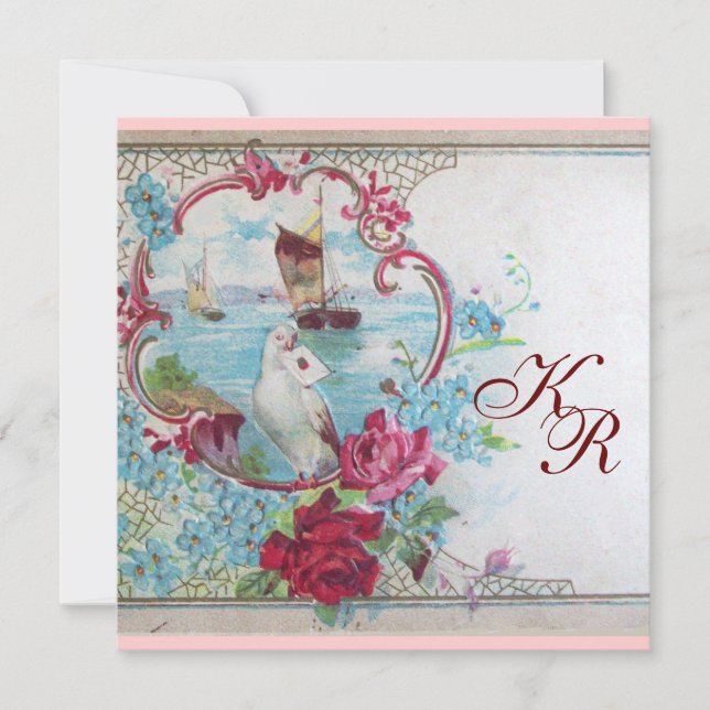 ROMANTİCA  MONOGRAM ANNOUNCEMENT (Front)