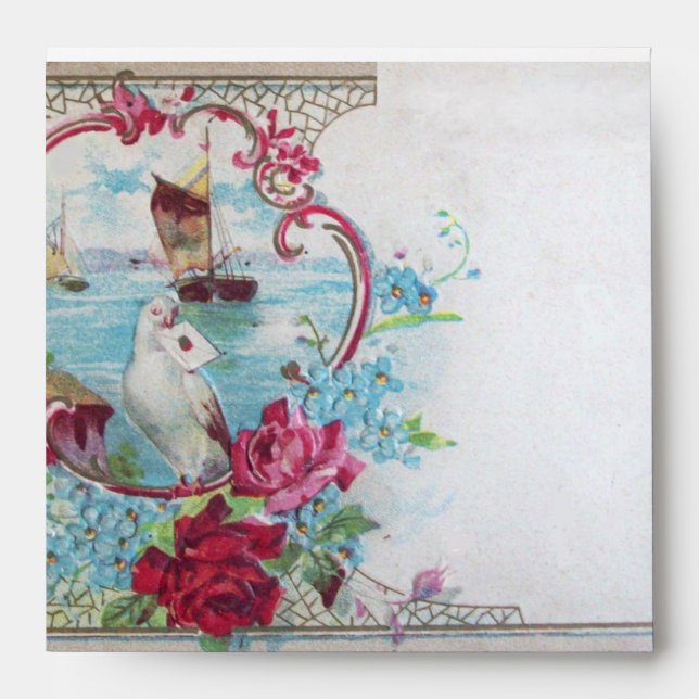 ROMANTICA  pink red blue Envelope (Front)
