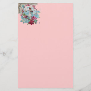 ROMANTİCA ,pink red blue white Stationery