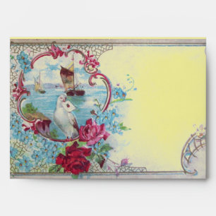 ROMANTICA. pink red blue yellow Envelopes