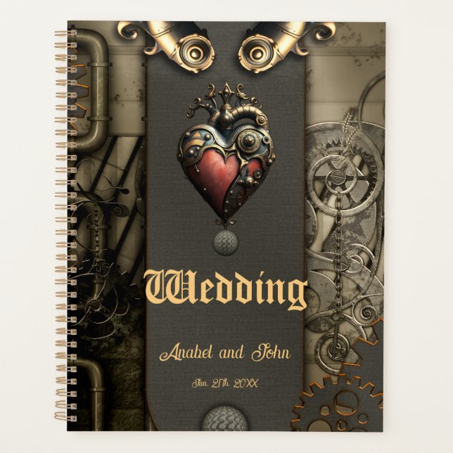 Romanticism in wheels and tubes the steampunk soul planner (Front)