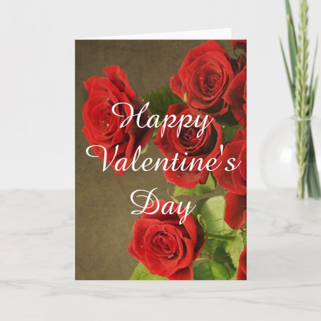 Romantiv Valentines Day Card (Front)