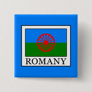 Romany 15 Cm Square Badge