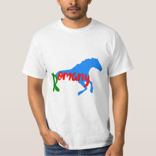 Romany Gypsy text and horse T-Shirt
