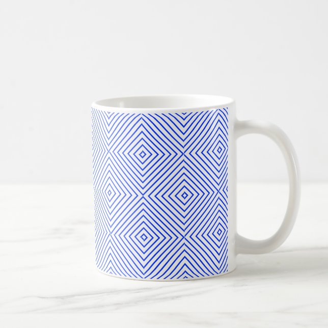 rombos blue coffee mug (Right)