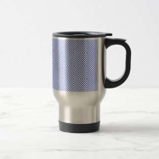 rombos blue travel mug