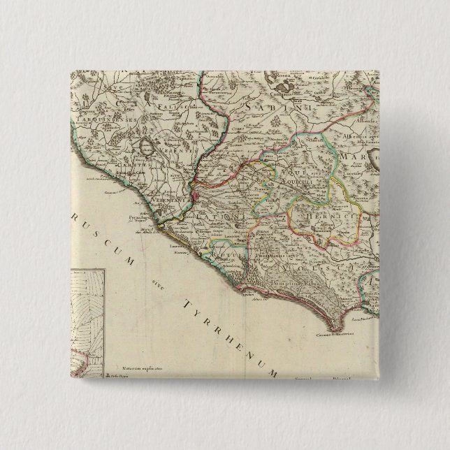 Rome 15 Cm Square Badge (Front)