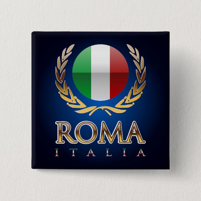 Rome 15 Cm Square Badge (Front)