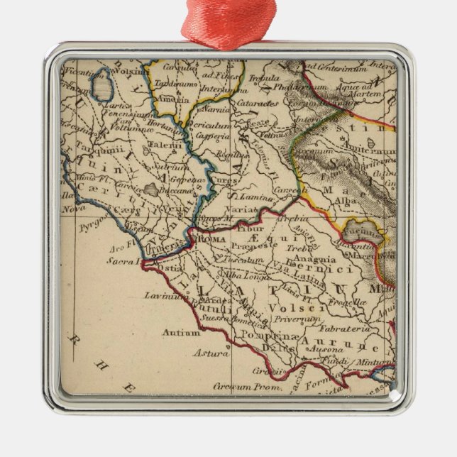 Rome 3 metal tree decoration (Front)