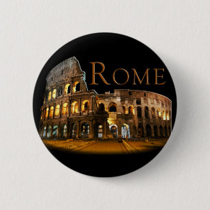 Rome 6 Cm Round Badge