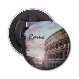 Rome Ancient Architecture sunset cityscape Bottle Opener