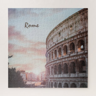 Rome Ancient Architecture sunset cityscape Jigsaw Puzzle