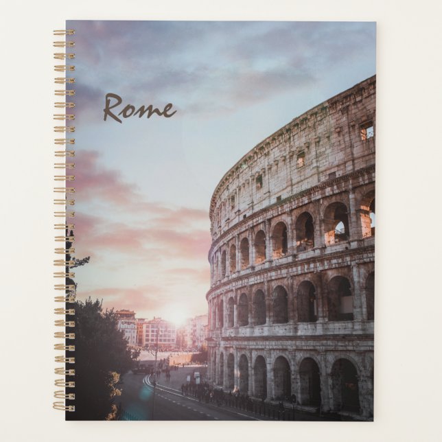 Rome Ancient Architecture sunset cityscape Planner (Front)
