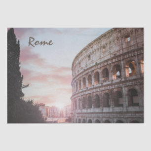Rome Ancient Architecture sunset cityscape Tissue Paper