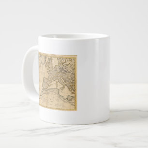 Rome and Eastern Hemisphere Large Coffee Mug