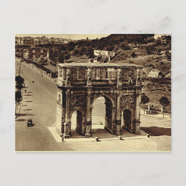 Rome, Arch of Constantine Postcard (Front)
