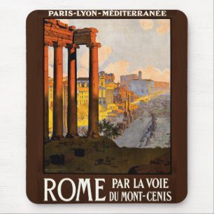 Rome at Dawn Par La Voie Travel Poster 1920 Mouse Mat
