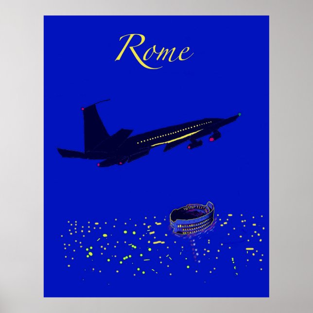 Rome at Night Poster (Front)