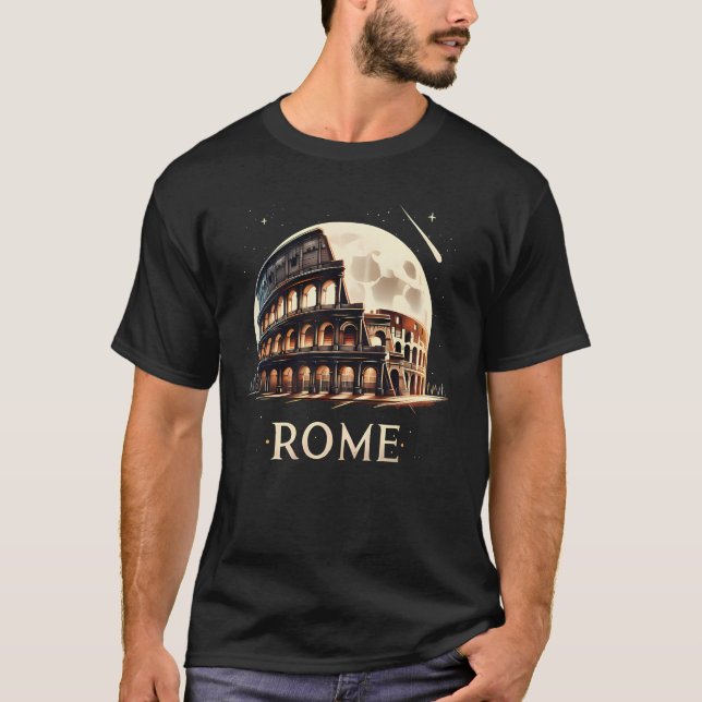 Rome at Night  T-Shirt (Front)