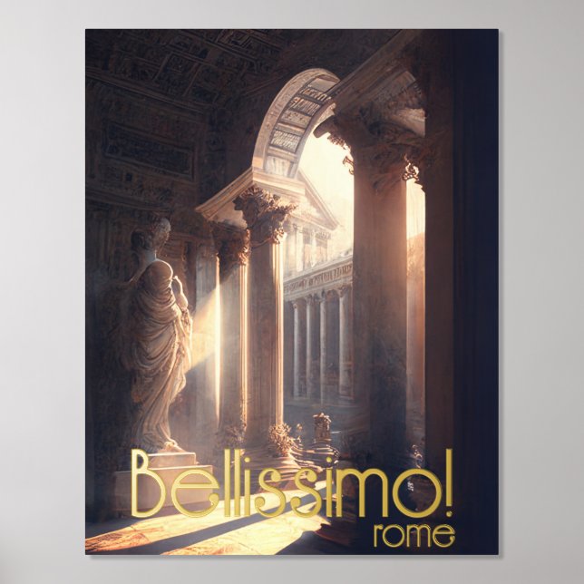 Rome Bellissimo  Foil Prints (Front)