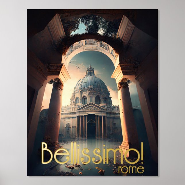 Rome Bellissimo  Foil Prints (Front)