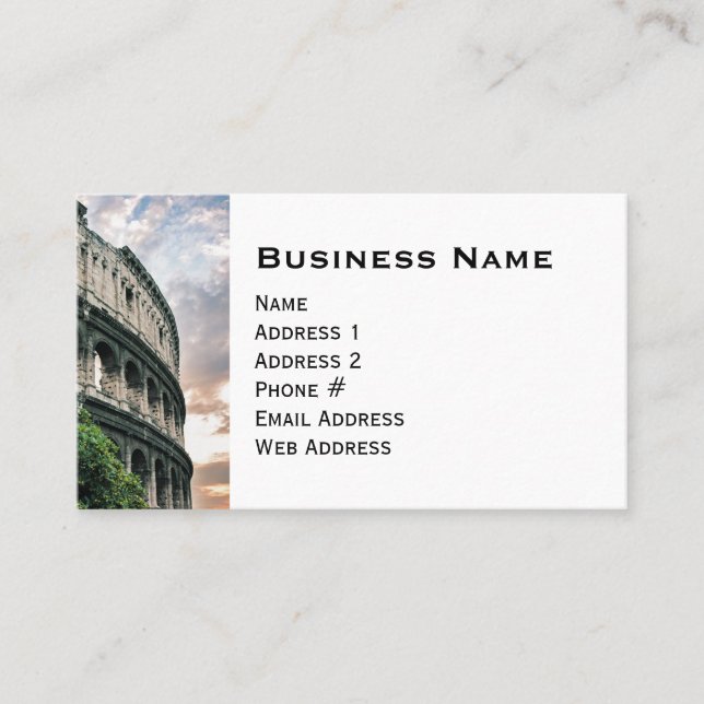 Rome Business Card (Front)