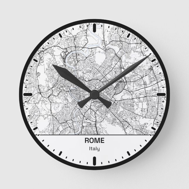 Rome Clock City Line Art (Front)