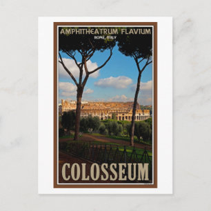Rome - Colosseum from Palatine Hill Postcard