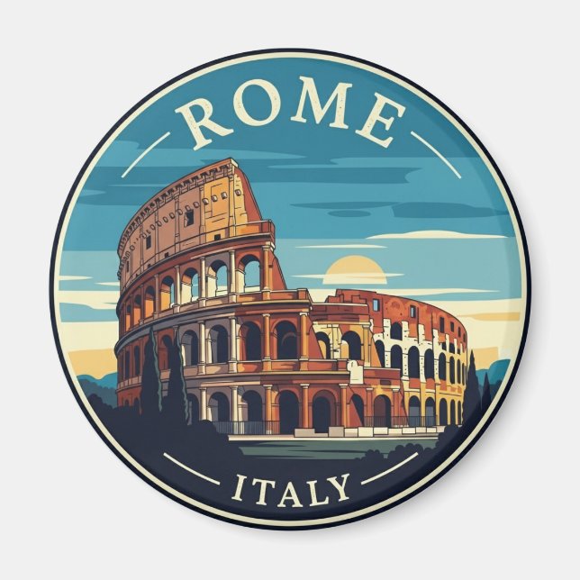 Rome Colosseum Italy Magnet (Front)