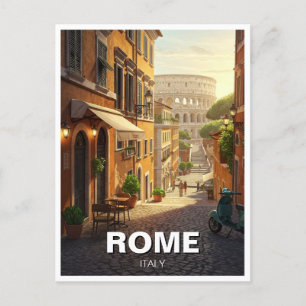 Rome Colosseum Italy Postcard