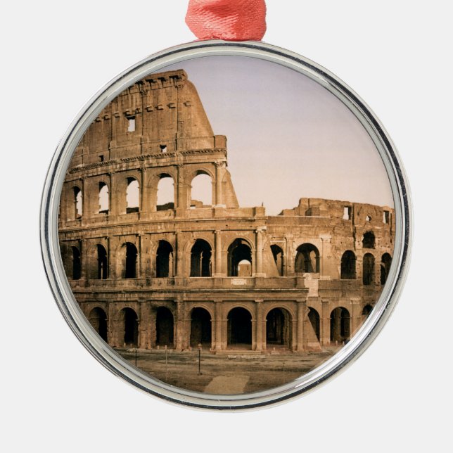 ROME COLOSSEUM METAL TREE DECORATION (Front)