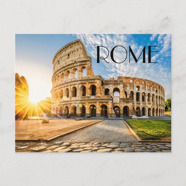 Rome Colosseum Postcard (Front)