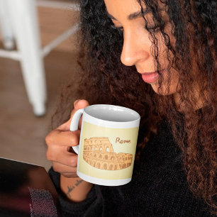 Rome Colosseum Sketch Coffee Mug