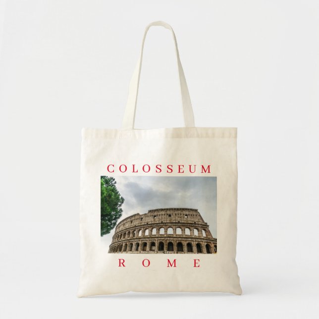 Rome Colosseum view tote bag (Front)