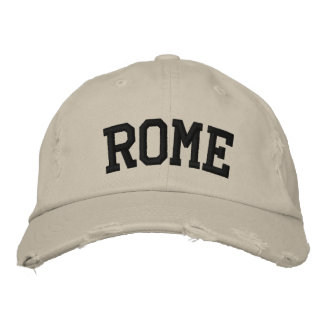 Rome Embroidered Hat
