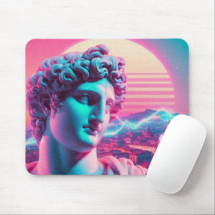 Rome Ethereal Dreamy Urban Vaporwave Retrowave Mouse Mat