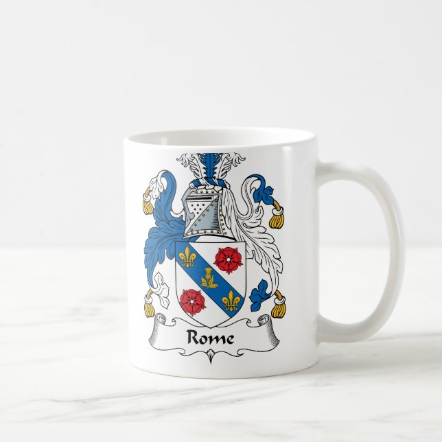 Rome Family Crest Coffee Mug (Right)