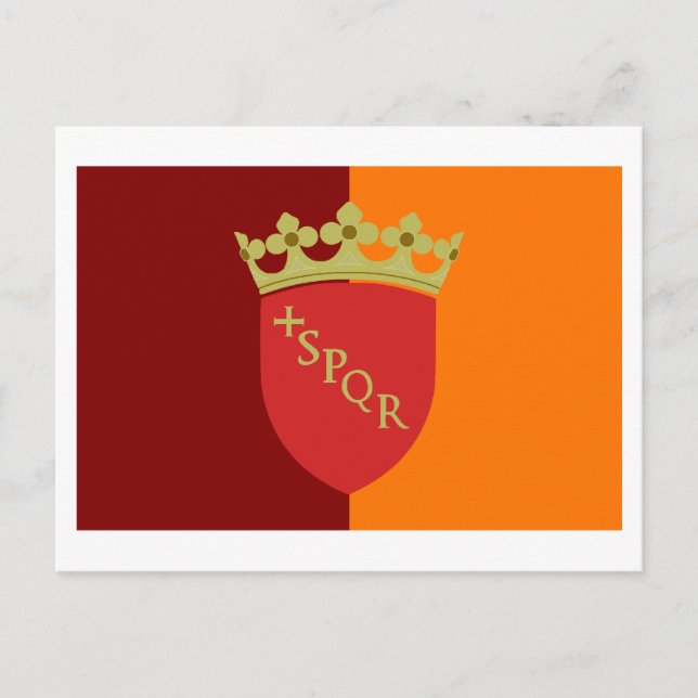Rome Flag Postcard (Front)