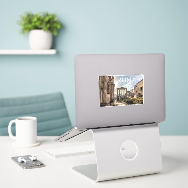 Rome Forum Romanum Italy Holiday Souvenir (Laptop On Desk)