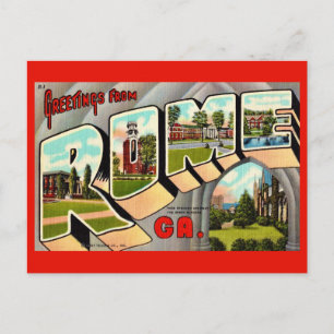 Rome Georgia Vintage Postcard