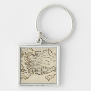 Rome, Greece, Turkey Key Ring